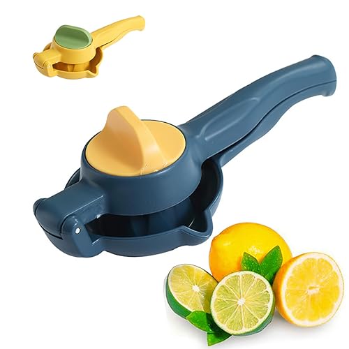 Creative knob type lemon squeezer convenient and efficient kitchen tool blue