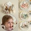 10Pcs Kids Girls Elastic Rubber Band Sweet Hair Rope Hair Accessories Bows Flower Headdress