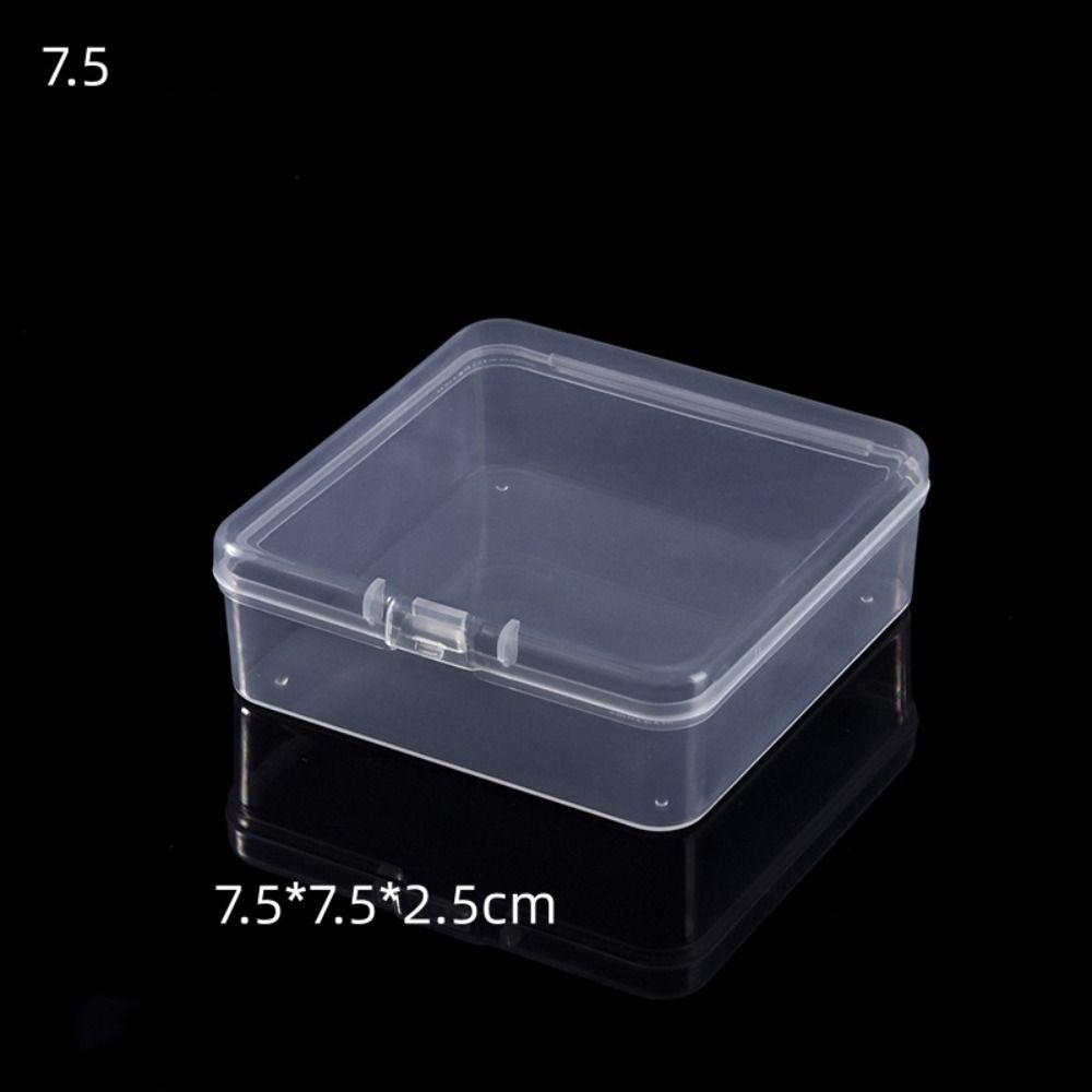 Mini Transparent Organizer Box Transparent Dustproof Storage Boxes Jewelry Storage