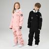 Kids One-Piece Snowsuit Winter Ski Jacket Pants Set Boys Girls Outdoor Snow Sports