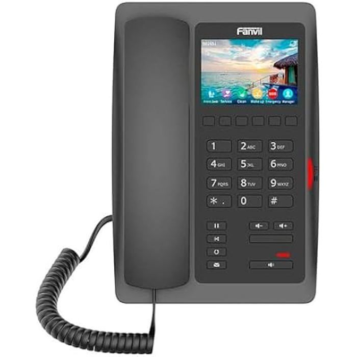 Téléphone IP D'hôtel Fanvil H5, Avec PoE, WiFi 2 4G Ne