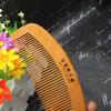 Hair Health Care Natural Peach Wood Teeth Anti-Static Comb Close Head Massage