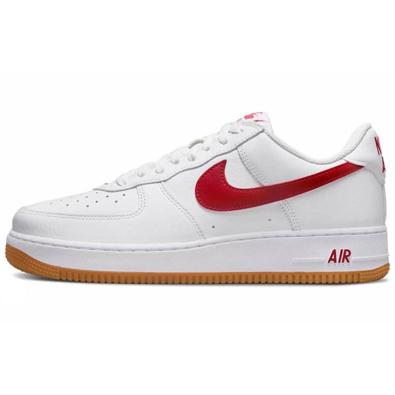 Nike Air Force 1 Low 'Color Of The Month White University Red' Sneakers DJ3911-102