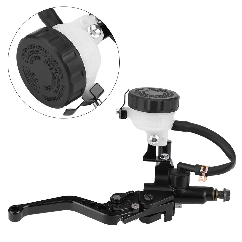 Универсал 78"(22мм) Комплект рычагов бачка главного тормозного цилиндра сцепления мотоцикла, черный