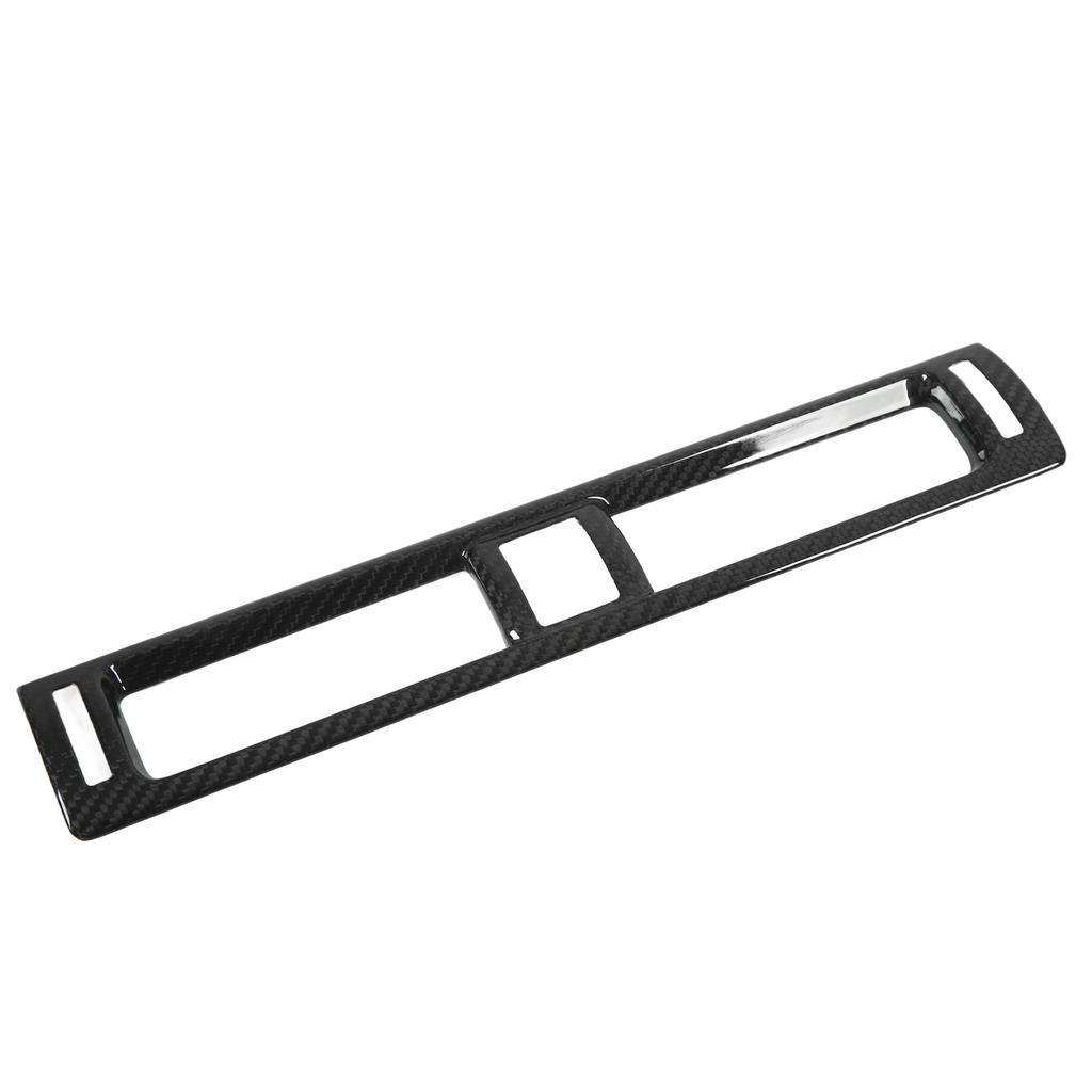 Крышка воздухозаборника центральной консоли, карбоновая приборная панель, декоративная наклейка на вентиляционное отверстие кондиционера, замена