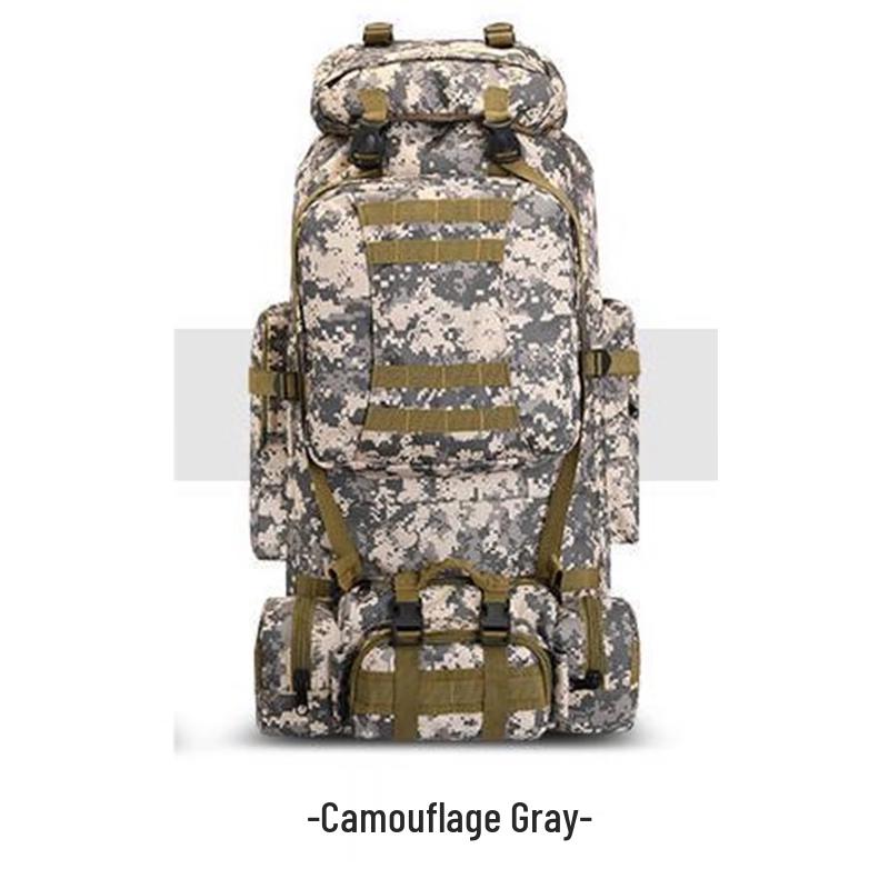 Fengqiying 80L Tactical Camouflage Hiking Backpack
