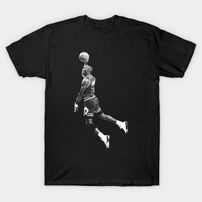 Азиатский размер Хлопковая унисекс футболка Футболка с принтом Jordan 23 S=Dunk Футболка Без обрезки принта Обычная посадка