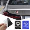 Для Volkswagen VW R Golf Beetle b6 Touran Tiguan GTI Bora Passat Polo Алюминиевая наклейка на боковое крыло, багажник автомобиля, колпачок на клапан