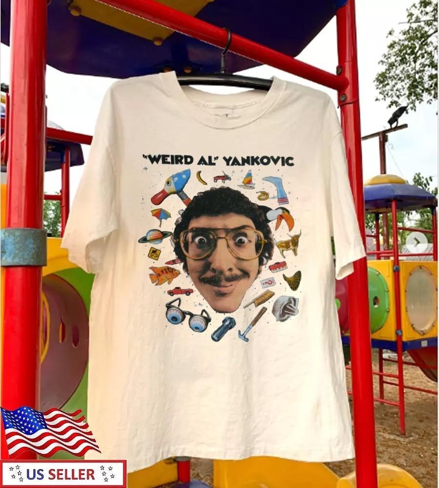 Vintage WEIRD AL YANKOVIC 1985 Tour Concert T-shirt Unisex 16D179 Unisex T-Shirt