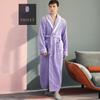 Халат для дома, пижама, пара, цельный, большой размер, махровый халат, женские длинные модели, модный халат, удобная и плотная одежда для сна, халат