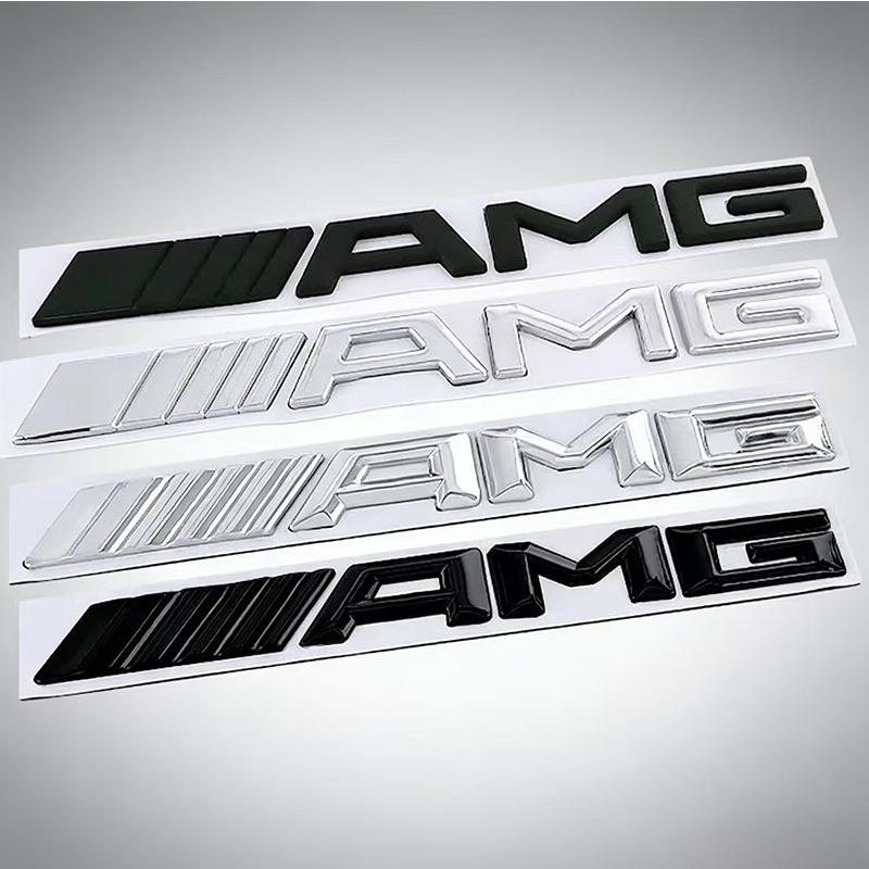 1Pcs 3D Metal Stickers NJRJ5 Car Body Trunk Decal For Mercedes Benz AMG W203 W205 W206 W211 W220 W212 W201 W210 W108 W168 W176 W124