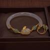 Summer Fashion Jade Rabbit Bracelet Weave Rope Adjustable Beads Bracelets Chinese Style Ornaments Jewelry Accessories for Women