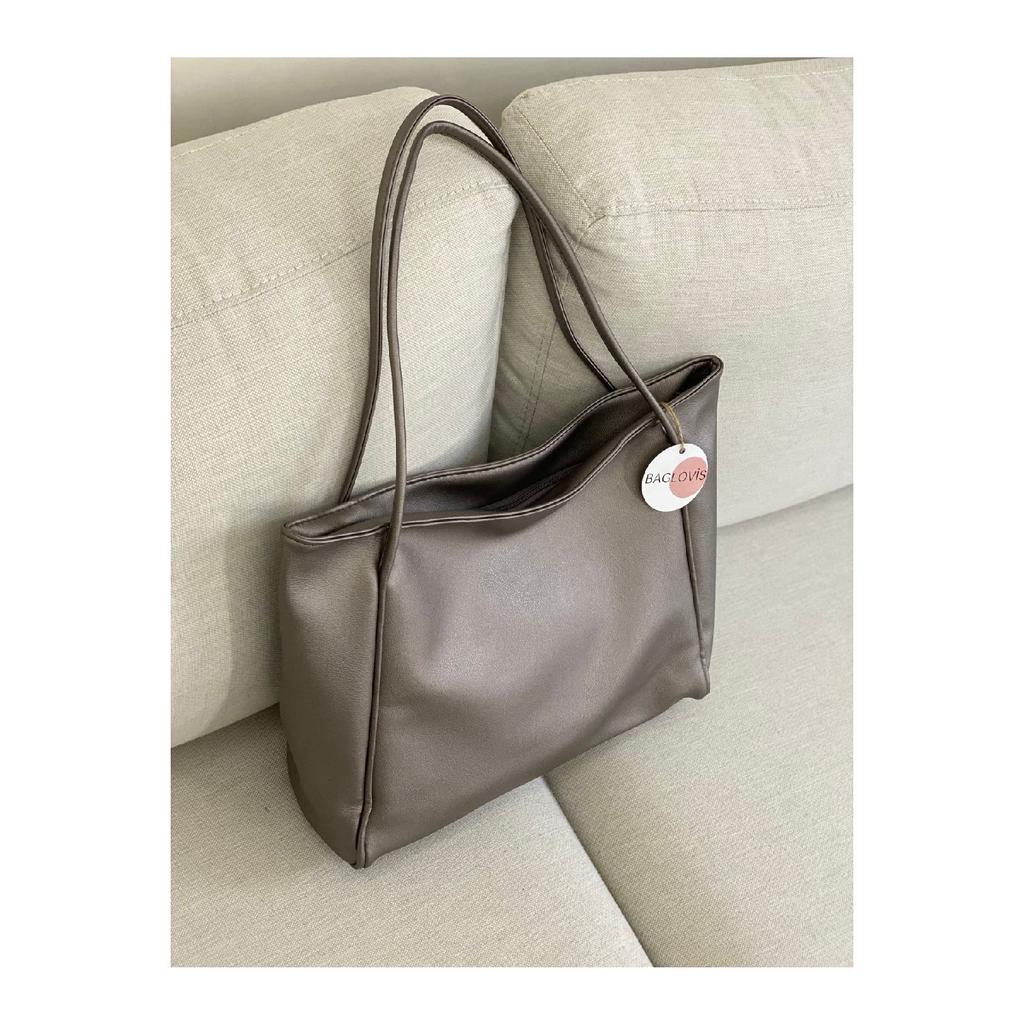 Large Size Soft Leather Women's Bag