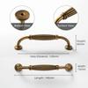 Nordic Style Cabinet Handles Retro Style Long Handles Vintage Bronze Handles  Kitchen Cabinet