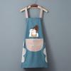 Women's Waterproof PVC Apron with Cooking Sleeves - Oil-Proof, Customizable, Half-Length Waist Design