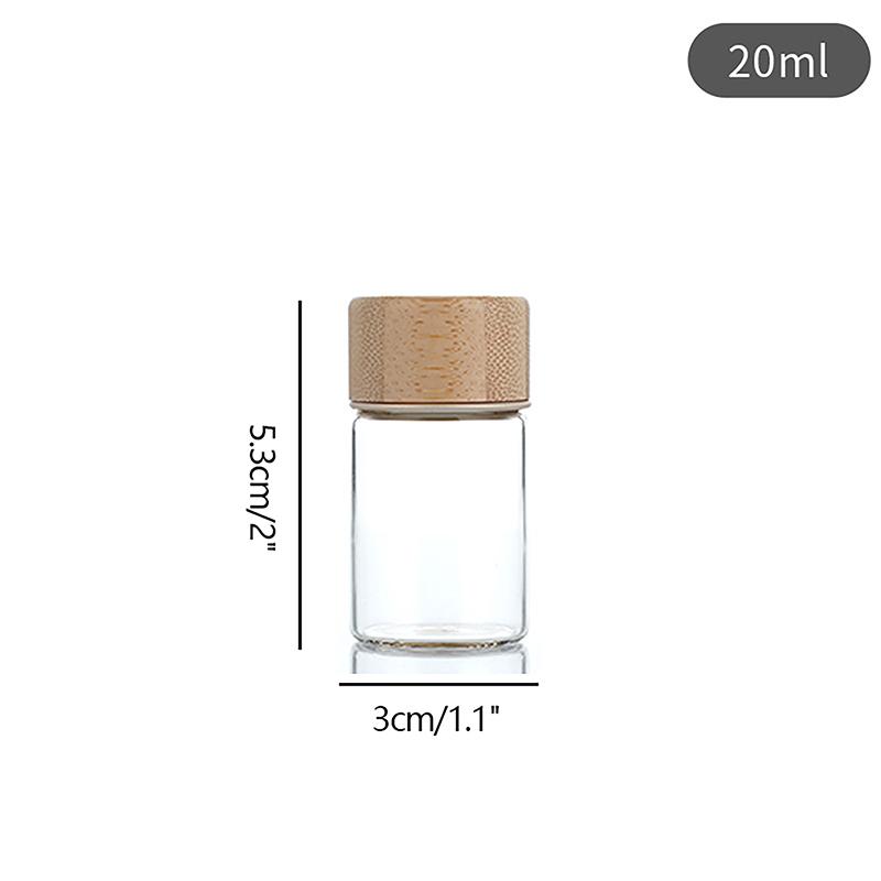 20/25/30Ml Mini Glass Bottle For Coffee Concentrate Milk Juice Leakproof Bottle