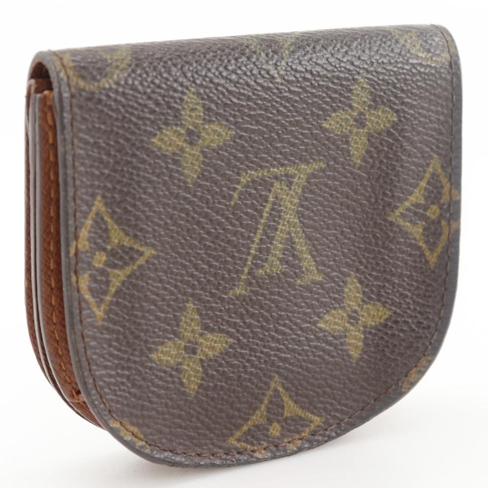 Louis Vuitton Кошелек для монет Porto Moneguse M61970 Коричневая парусина Монограмма унисекс Б/у