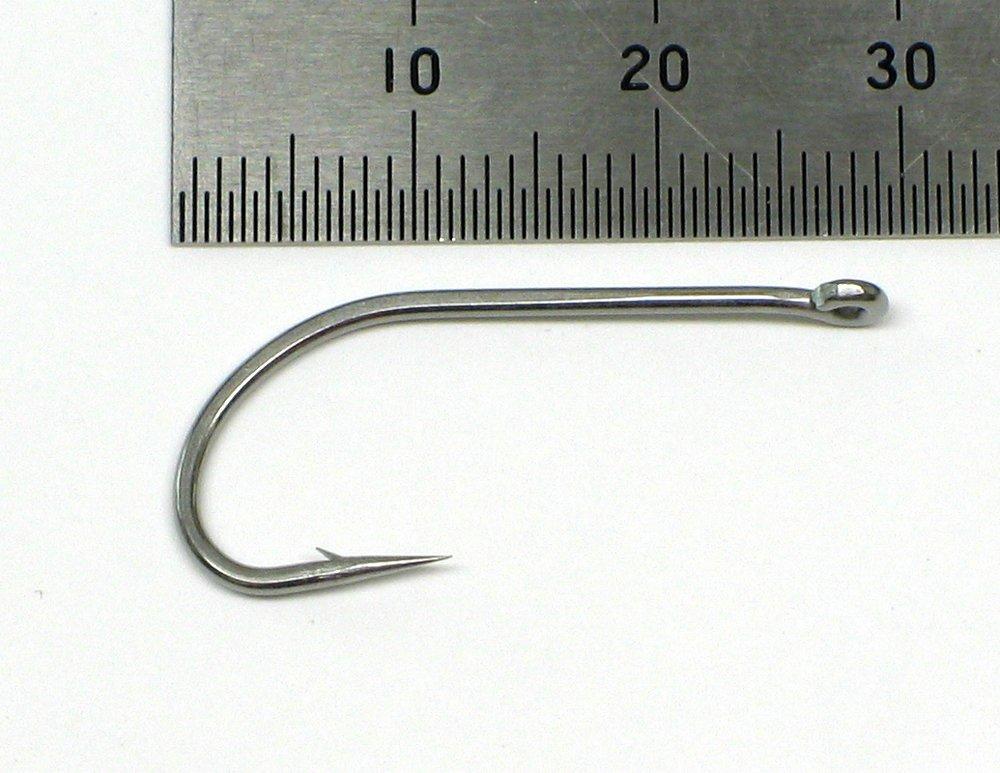 AXISCO Fly Hooks AFB Fishing Hooks (100-Pack) 2546-#2