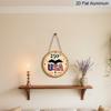2D Flat1pc Aluminum Independence Day-Themed Wall Decor 7.87 inches x 7.87 inches Celebrating the 250th Anniversary Patriotic Decor Suitable for