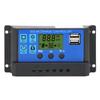 Solar Panel Controller LCD Display Battery Charge Control Dual USB Output 12V 24V 30A