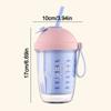 Double Wall Fruit Cup Leak Proof Breakfast Cup Multifunctional Salad Cup