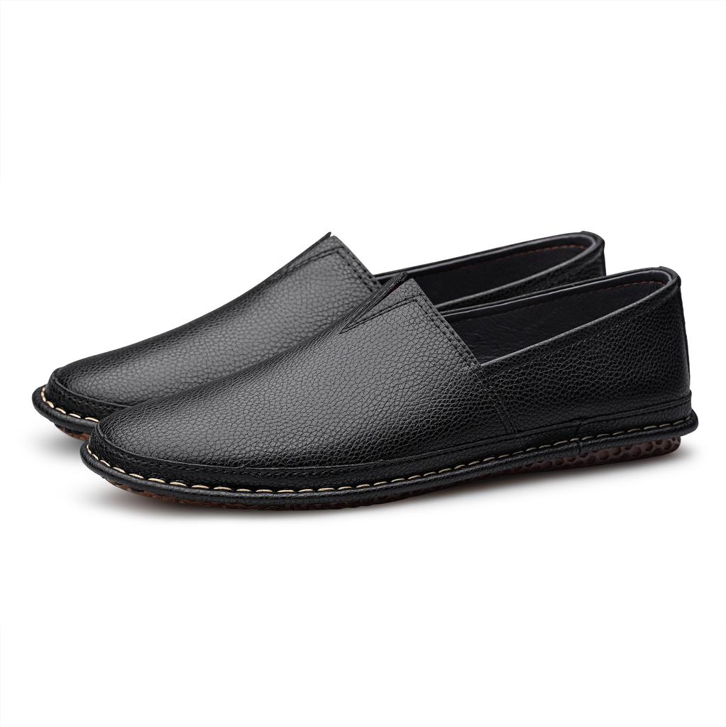 Fashion Men Loafers Slip On Fashion Soft Moccasins Outdoor Spring Autumn Genuine Leather Shoes Men Flats Driving Shoes Man Moccasins