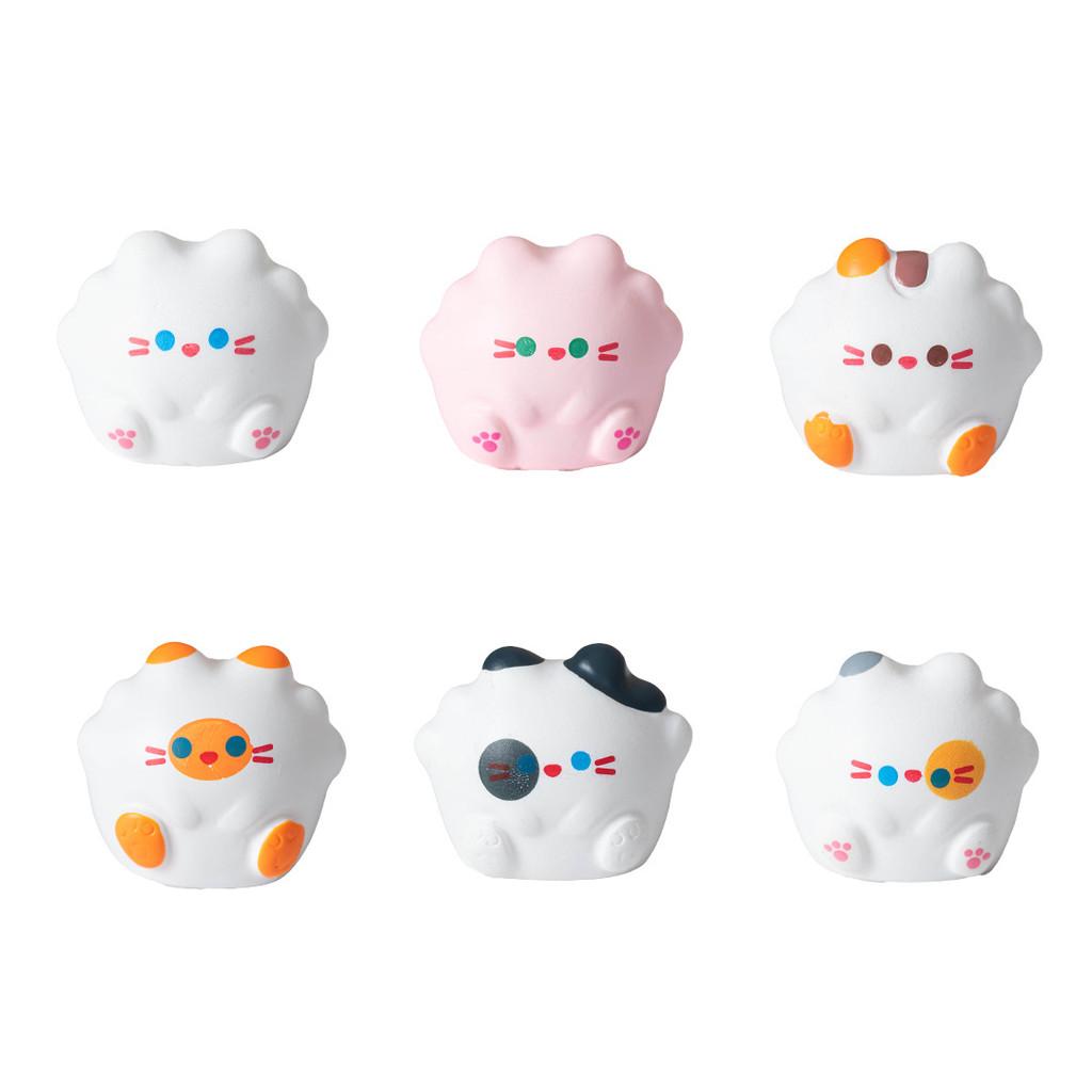 Милая фигурка кошки из смолы с мультяшным дизайном для декора стола в машине и идея для подарка