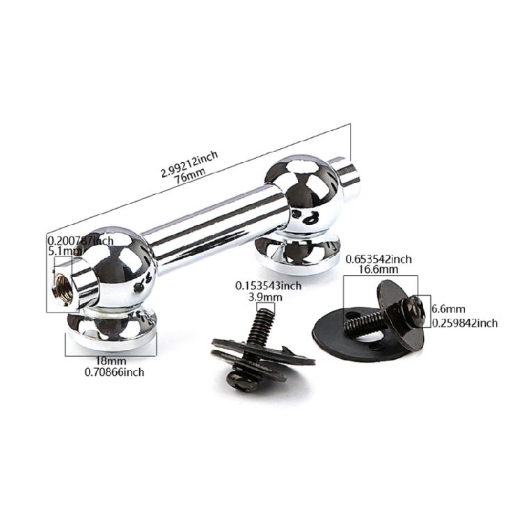 Металлические двухсторонние лаги для малого барабана, двойные лаги для барабана для деталей малого барабана