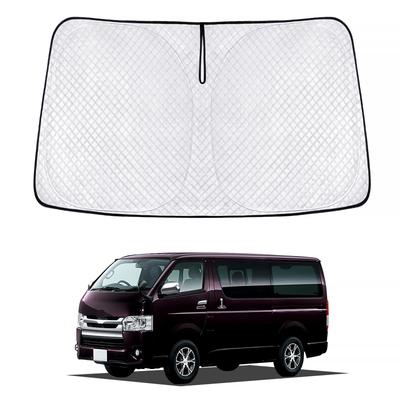 Новый Hiace 200 Серия Широкий кузов HAICE Защита от солнца на лобовое стекло автомобиля УФ Защита конфиденциальности автомобиля Индивидуальная деталь Солнцезащитный козырек, Широкий, Солнцезащитный козырек для конкретного автомобиля, Защита, Шторка,