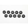 Yokomo M3x3.0mm Nylon Lock Nuts (Black/Thin) - Pack of 10, Steel, ZC-N3L3