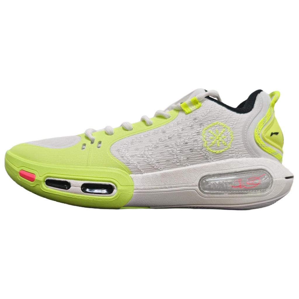 Li Ning Wade Phantom 7 Удобная амортизация Нескользящие низкие баскетбольные кроссовки Мужские кроссовки ABPV011-2