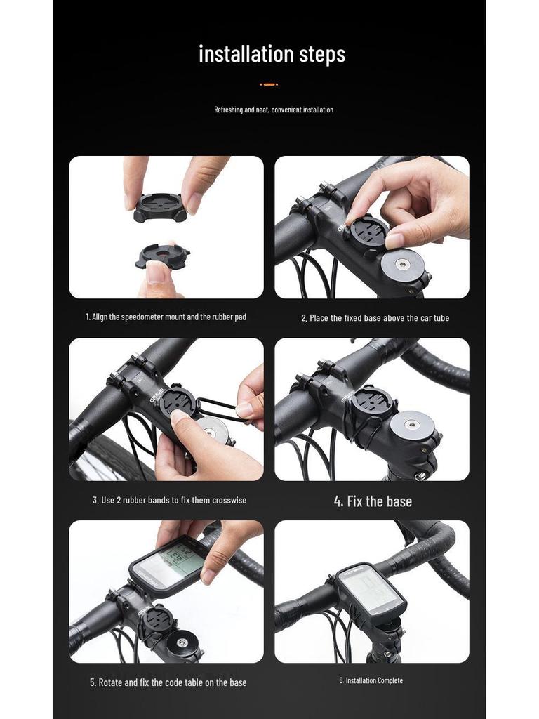 Loch Brothers Wireless Bicycle GPS Speedometer with Cadence Sensor