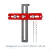 Cabinet Handle Template Tool Hardware Jig Set Aluminum Alloy Drill Guide for