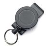 Retractable Pull Chain Reel Id Card Badge Keychain Holder Recoil Belt Clip