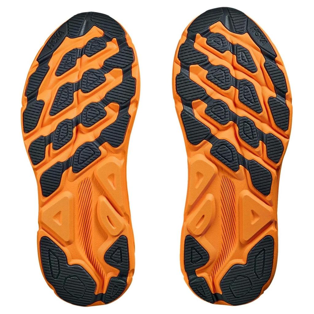 HOKA One One Clifton 9 Gtx Comfortable Versatile Slip-Resistant Durable Low-Top Casual Running Shoes Men Sneaker Blue Orange 1141470F-SGZ