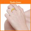 Goldplated Adorable Brass Cartoon Tiger Ring Perfect For Zodiac Gifts And Special Occasions