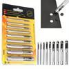 9Pcs/set 2.5-10mm Leather Hole Punching Tools Steel Hollow Round Hole Puncher for Belt Watch Band Gasket