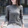 Semi-turtleneck Bottoming Shirt Women's Inner Fit Autumn and Winter Slim Fit Spring and Autumn Versatile Long-sleeved Top