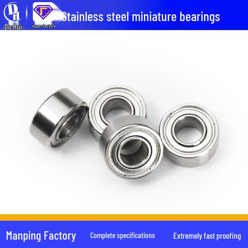 Rust-Proof Stainless Steel Miniature Pulley with Deep Groove Ball Bearing - Anti-Corrosion Gyroscope Ornament Accessory
