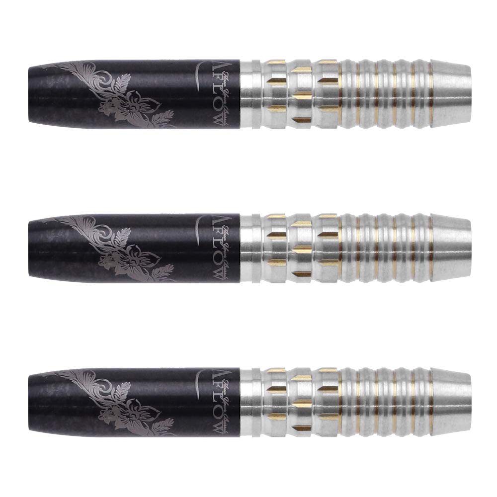Dynasty A FLOW BLACK LINE Coating Type WAVE RIDER Maneuver 2BA Mayumi Ouchi Model Darts Barrel Tungsten Dart Set Darts Barrel