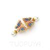 Vintage Colorful Zircon & Pearl Butterfly Stud Earrings - Elegant, Fashionable & Versatile