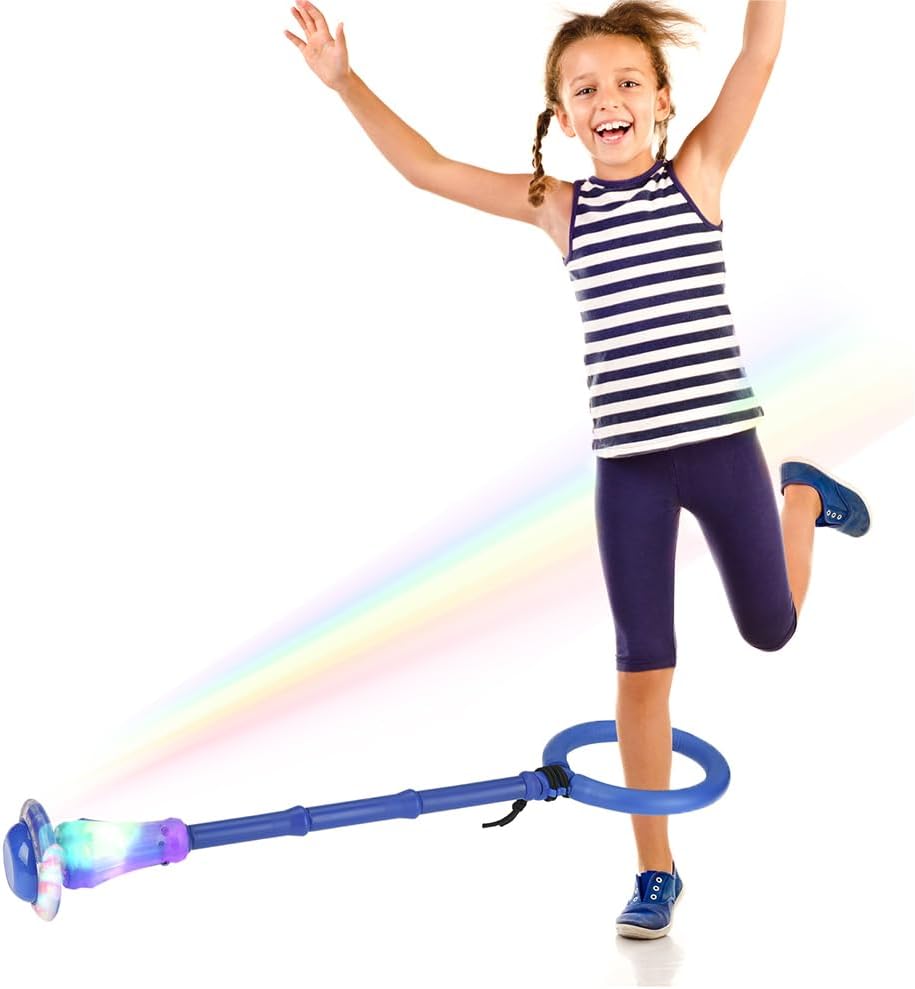 Детское светящееся кольцо для прыжков со счетчиком, светящееся маховое колесо, светящийся прыгающий мяч, складной мяч для прыжков через лодыжку, прыгающий мяч – спортивные игрушки для прыжков