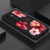 Чехол с цветочным принтом для Samsung S25 Ultra S24 FE S23 S22 A56 A36 A16 A15 A55 A35 Мягкий матовый противоударный чехол для телефона из ТПУ