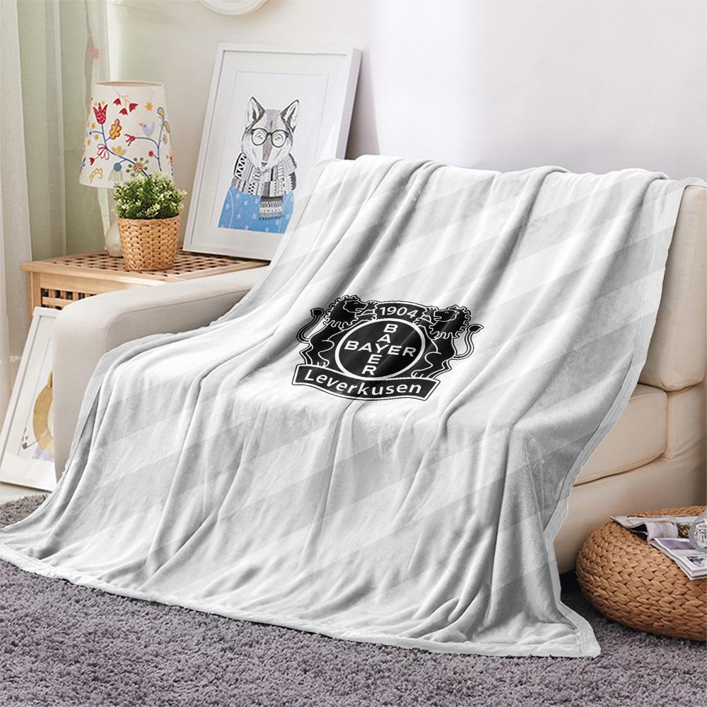 Bayer 04 Leverkusen Flannel Blanket, High quality Comfortable for All Seasons, Home Decor, Warmth and Comfort