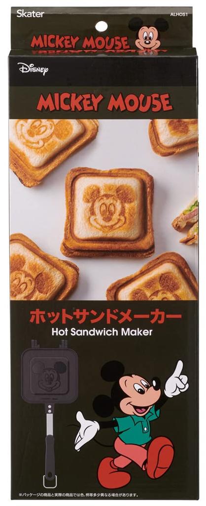 Skater Hot Sand Maker Милый запеченный алюминиевый прямой огонь Disney Mickey Mouse Легко чистить ALHOS1-A