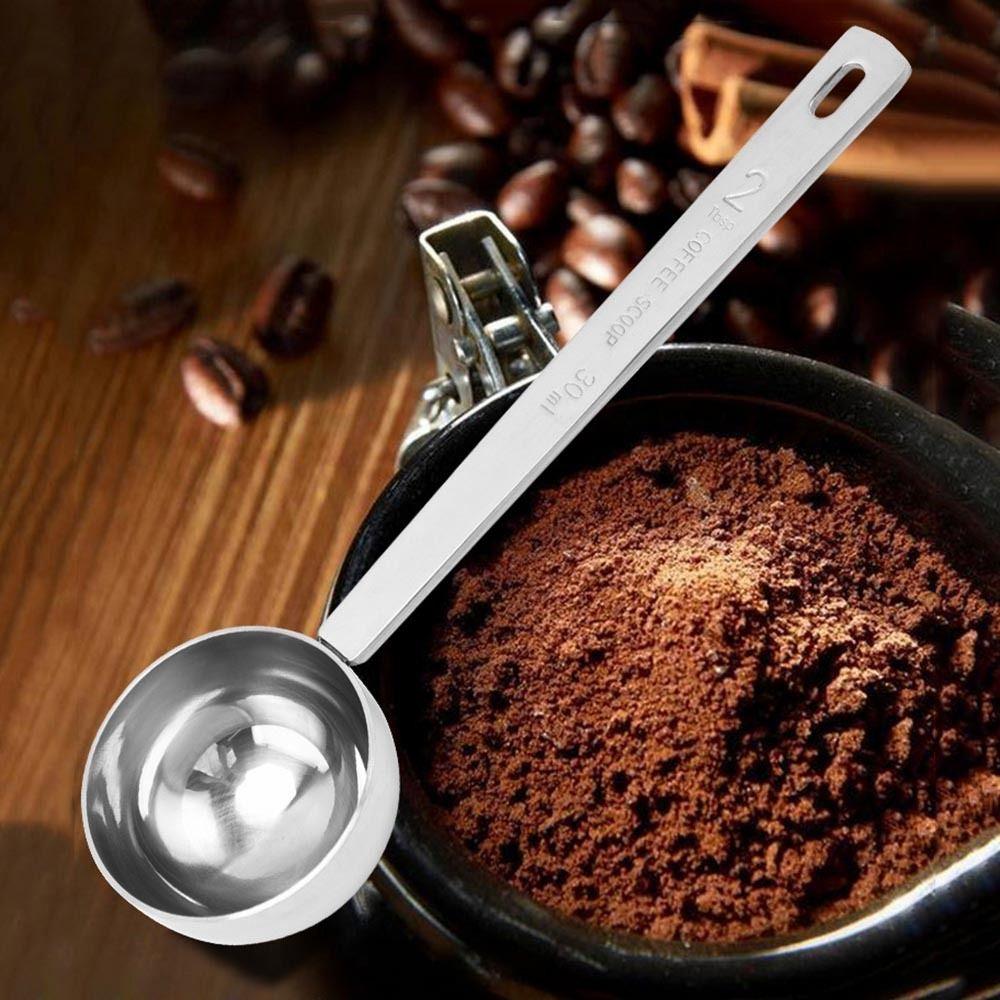 Thicken 5/10/15/20/30ML Stainless Steel Powder Spoon Measuring Spoon Tablespoon Coffee Scoop