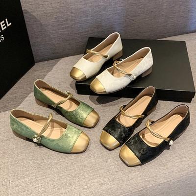 Мягкие удобные балетки Мэри Джейн Туфли для женщин Ретро на среднем каблуке Женские одинарные туфли для вечеринок Zapatos De Mujer