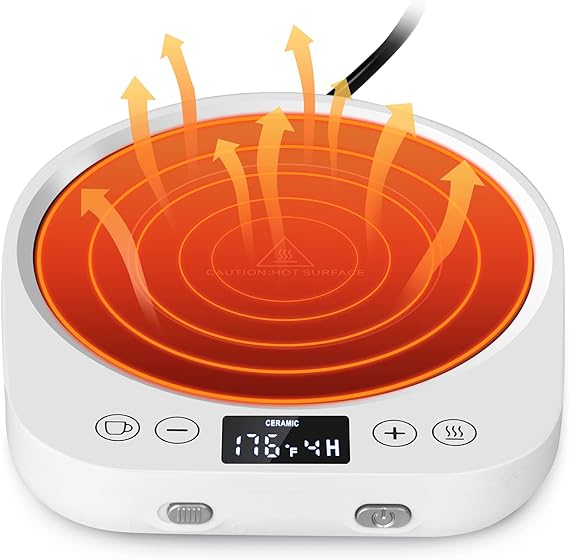 110V/220V Mug Timing Cup Tea Makers Heating Pad Warmer Coaster Electric Hot Plate Coffee Heater 36W