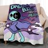 game Dandys World Throw Soft Coral Fleece Blanket 310gsm Fluffy Warm Throw for Sofa Bed Couch Bedroom Decor