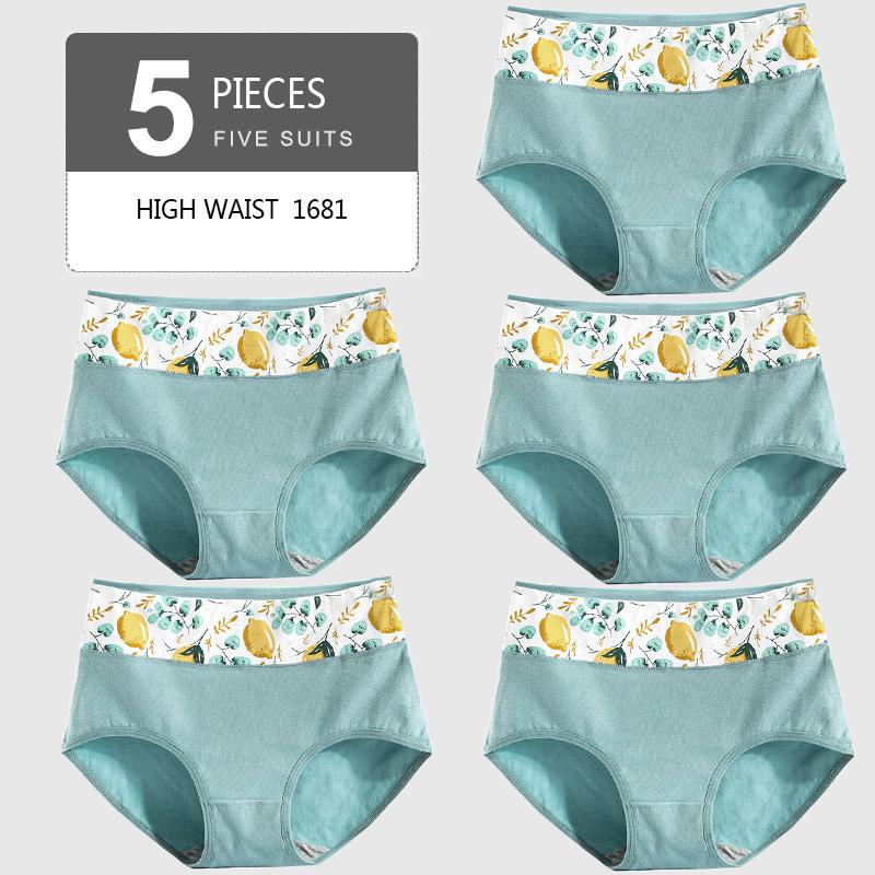 Набор женских хлопковых трусиков. 5 шт
